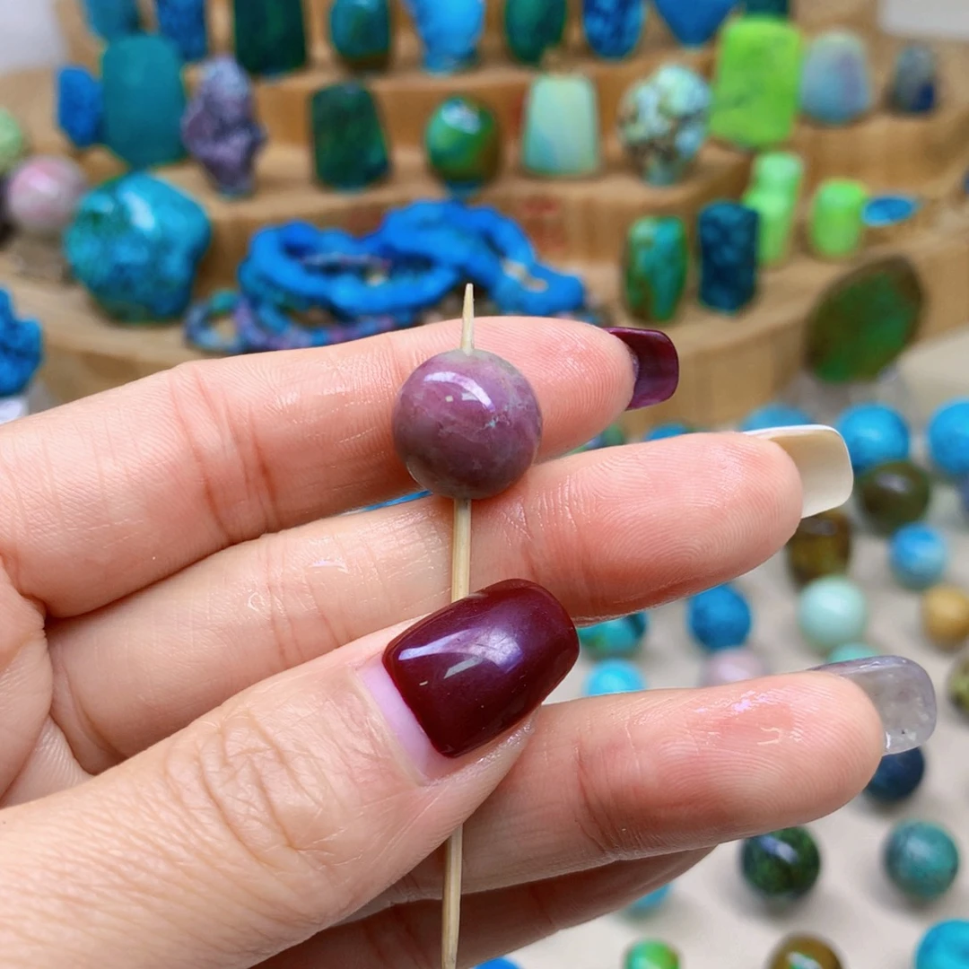 绿松石未镶嵌三彩随行