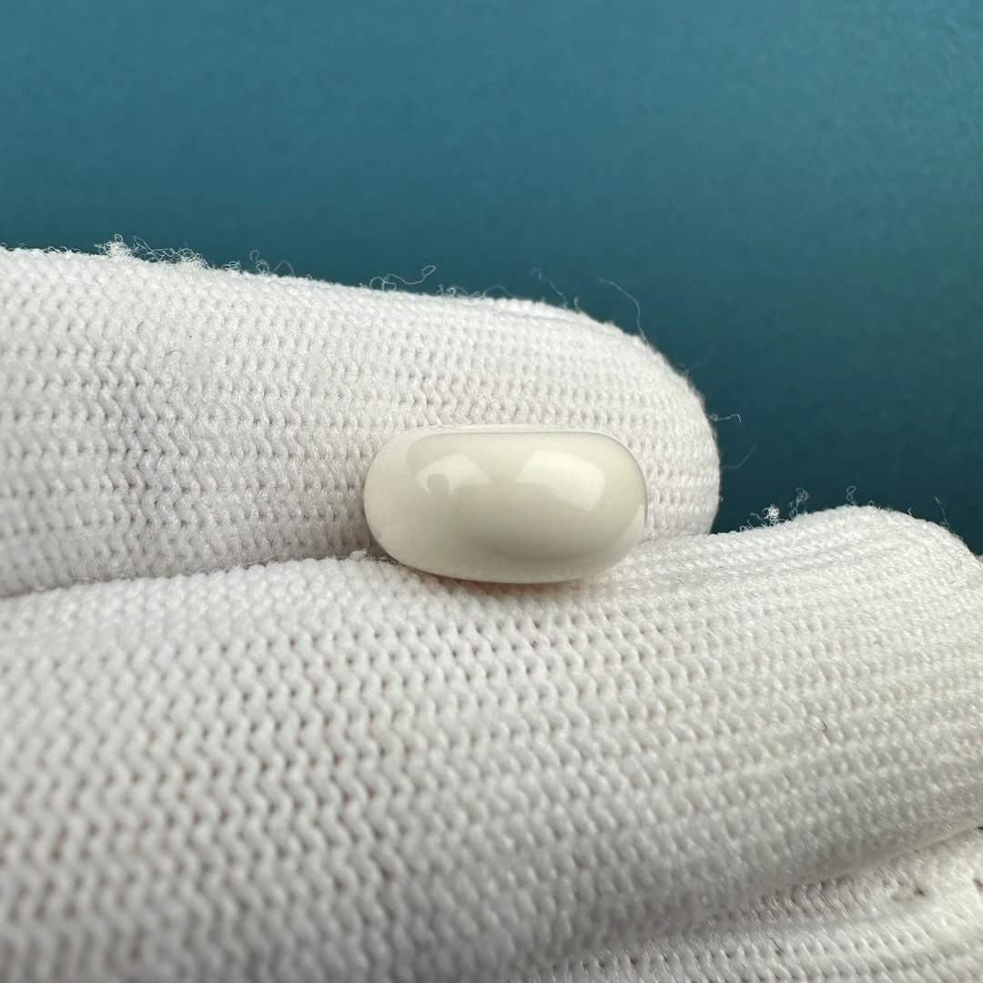K3591 天然猛犸特价瑕疵小墩子13.2*6.6支持复检假一罚十