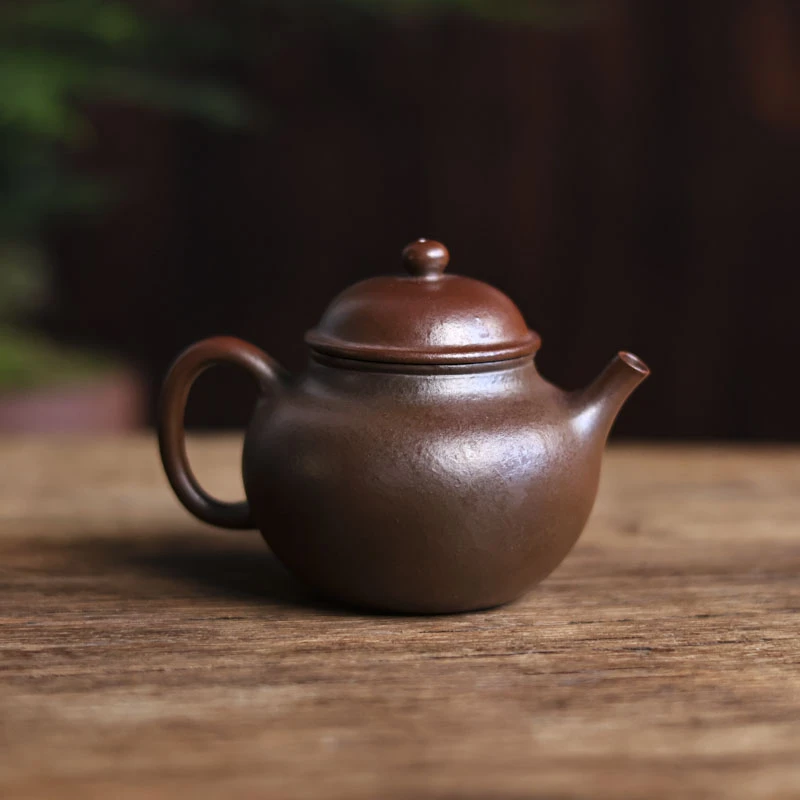 【所谓】观羽莲子壶（Q3958）容量120CC