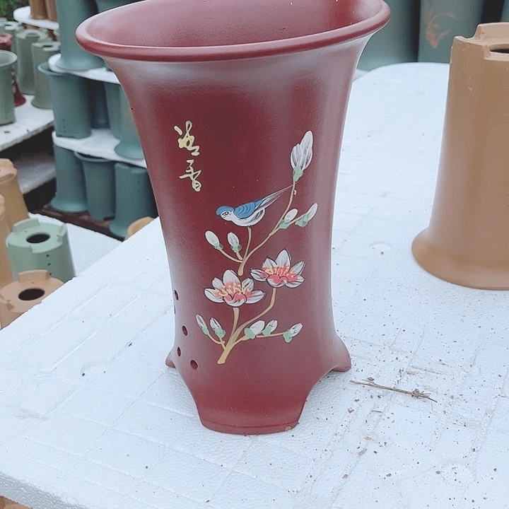 紫砂花盆宜兴紫砂精品花盆