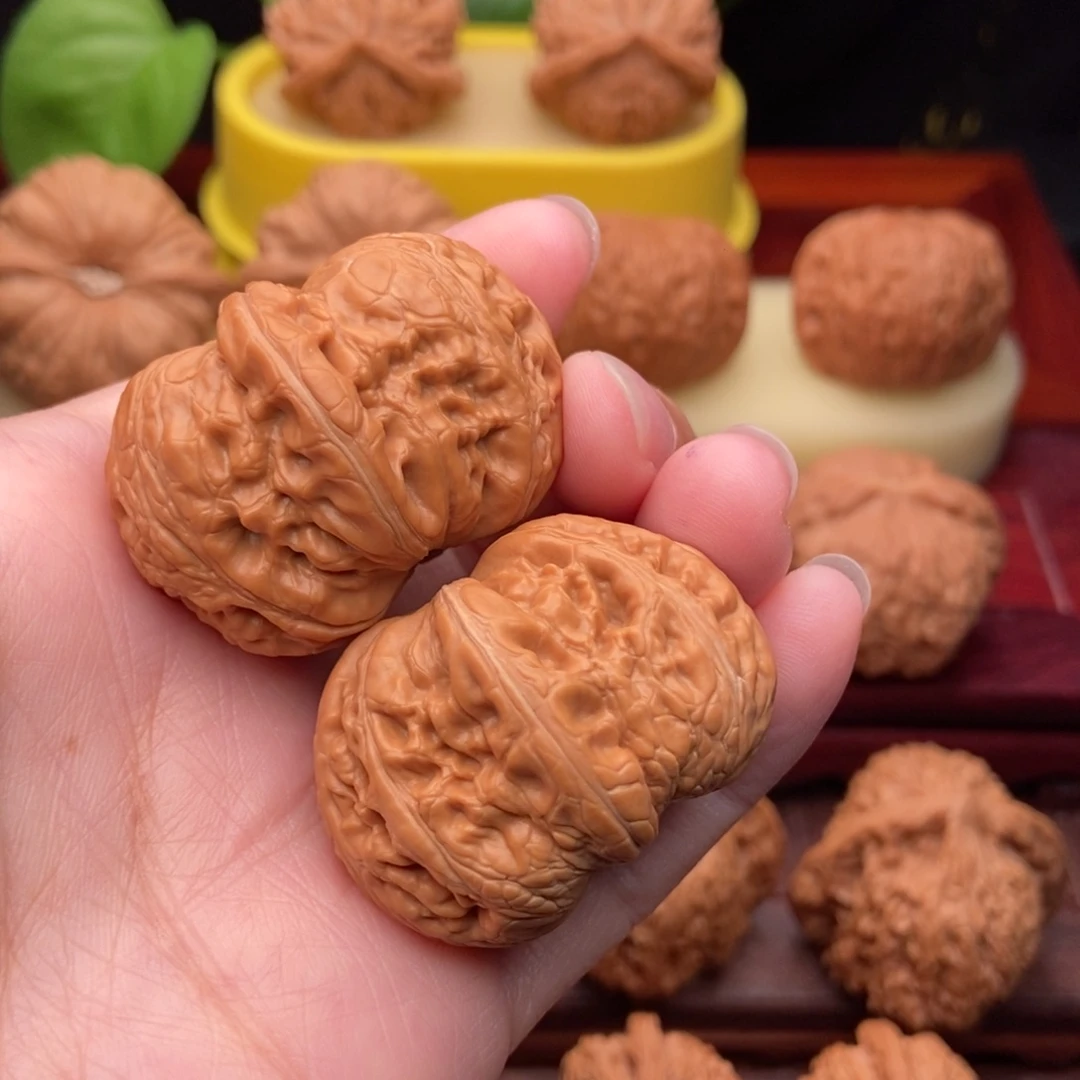 f***x把件文玩核桃精品平谷粗筋元宝40