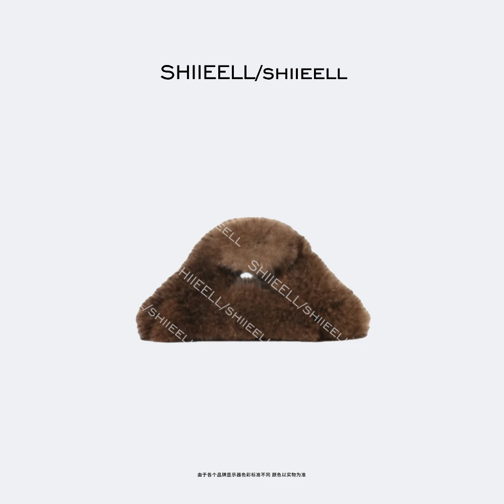 SHIIEELL 时尚水貂毛材质毛绒抓夹FS52248