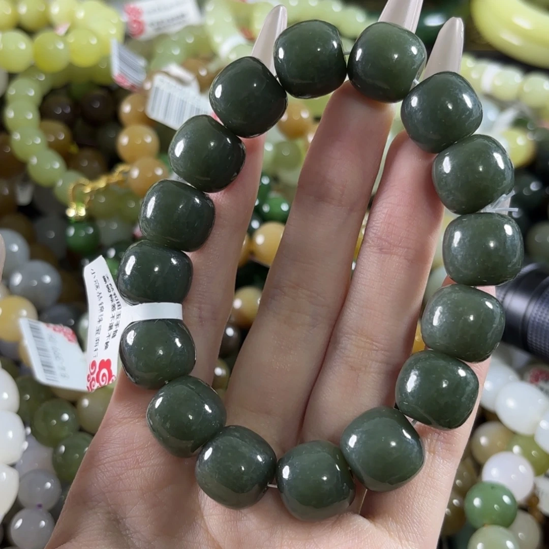 和田玉未镶嵌手链311