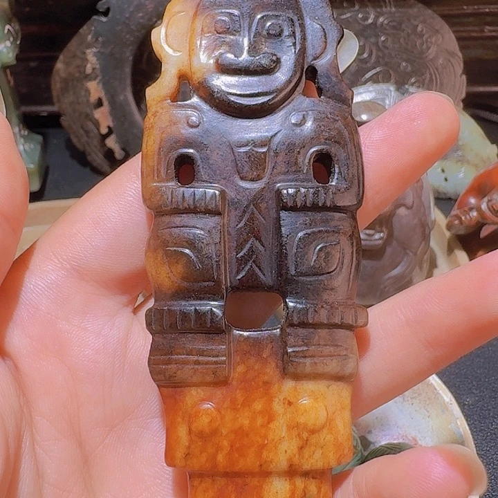 阿***仓和田玉未镶嵌挂件