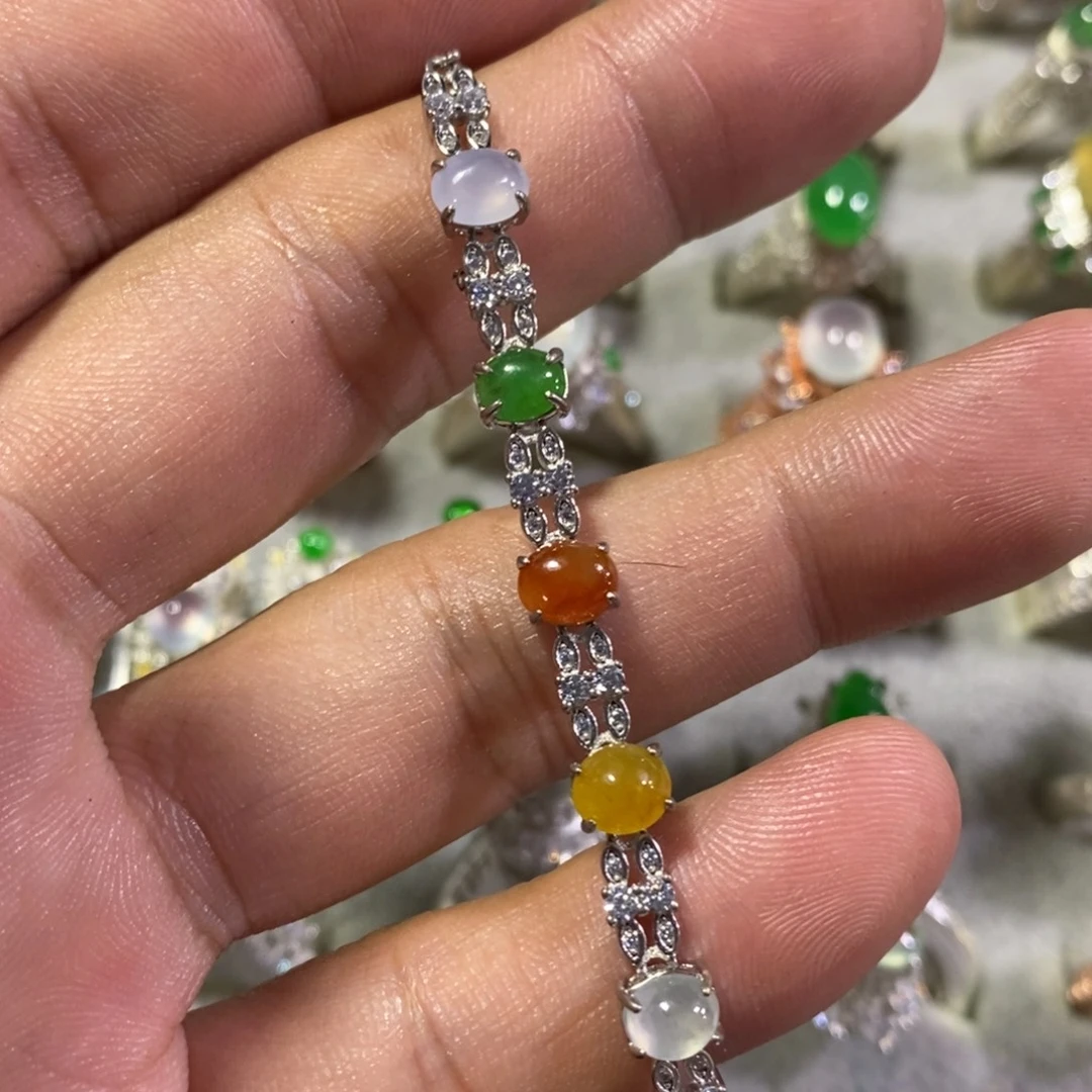 未镶嵌手链翡翠手链