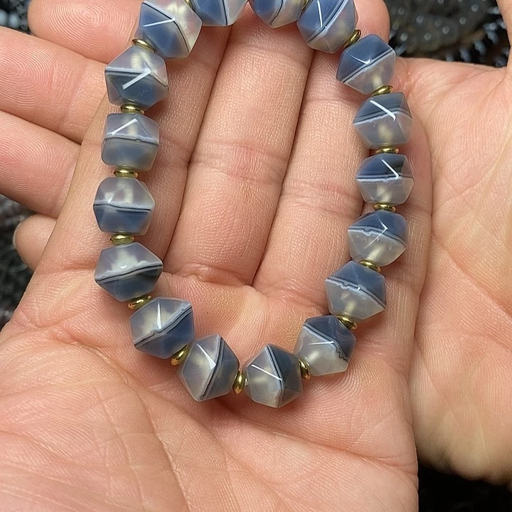 玛瑙/玉髓手链未镶嵌