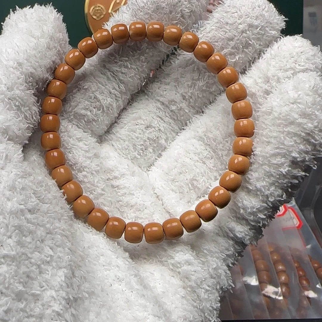 橄榄核手串/手链6.5mm清水一号树核尖手串毕业级