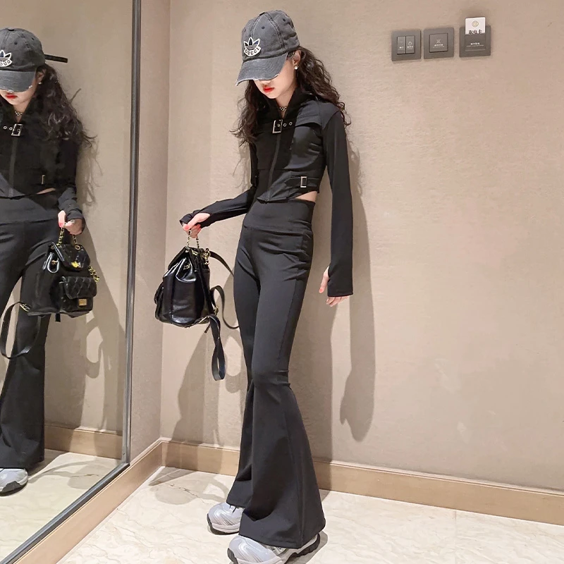 简约潮牌店铺儿童服装2025年新款衣服女童装秋装套装6-12岁高级感