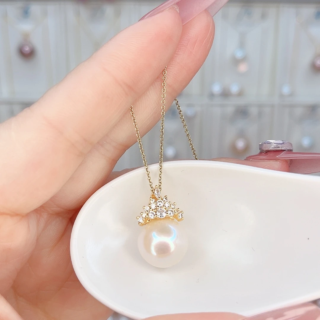 淡水珍珠吊坠(赠链)合金