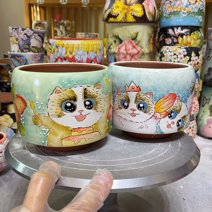 景德镇艺术手绘作品