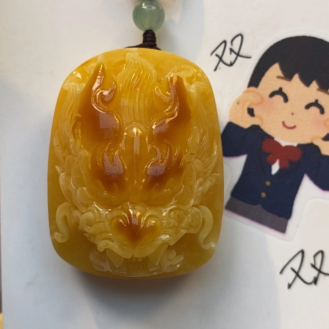 未镶嵌定制琥珀龙