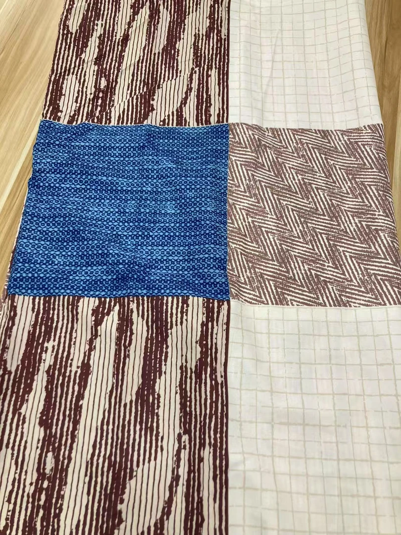 打板样品床单【咖色格子】2m*2.3m（±5cm）