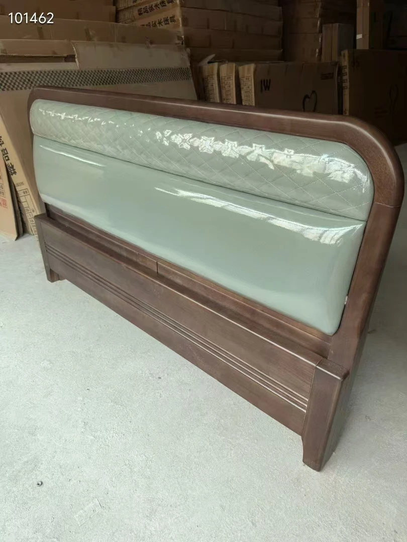 胡桃木实木床特价处理