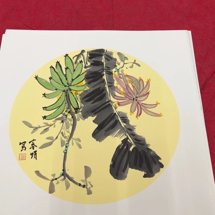 国画花鸟的翅膀是一种非常