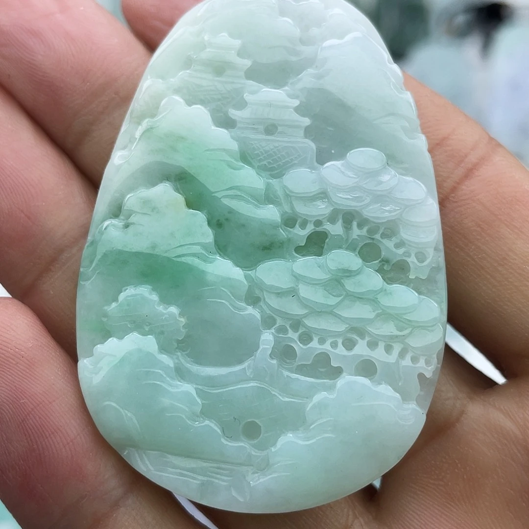 颈饰未镶嵌翡翠翡翠