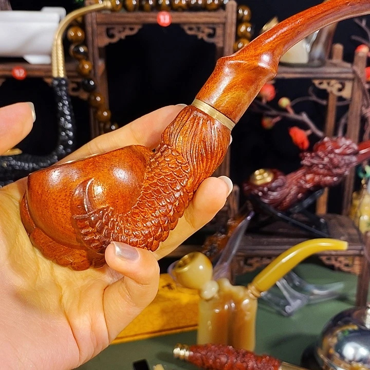 高端定制金丝楠烟嘴