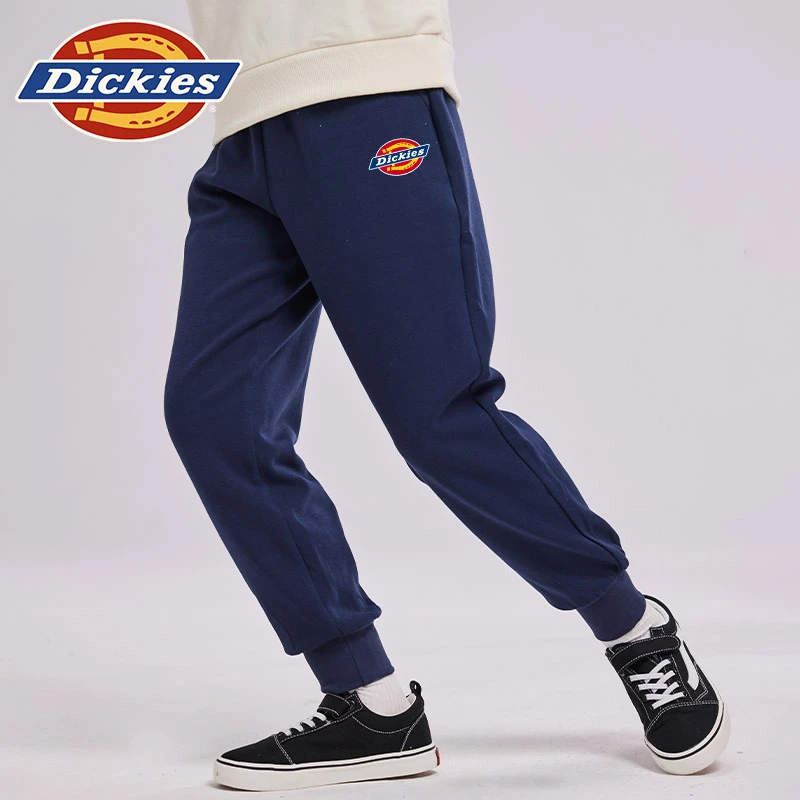Dickies童装男童裤子春秋款2025新款儿童透气卫裤男孩耐磨运动裤