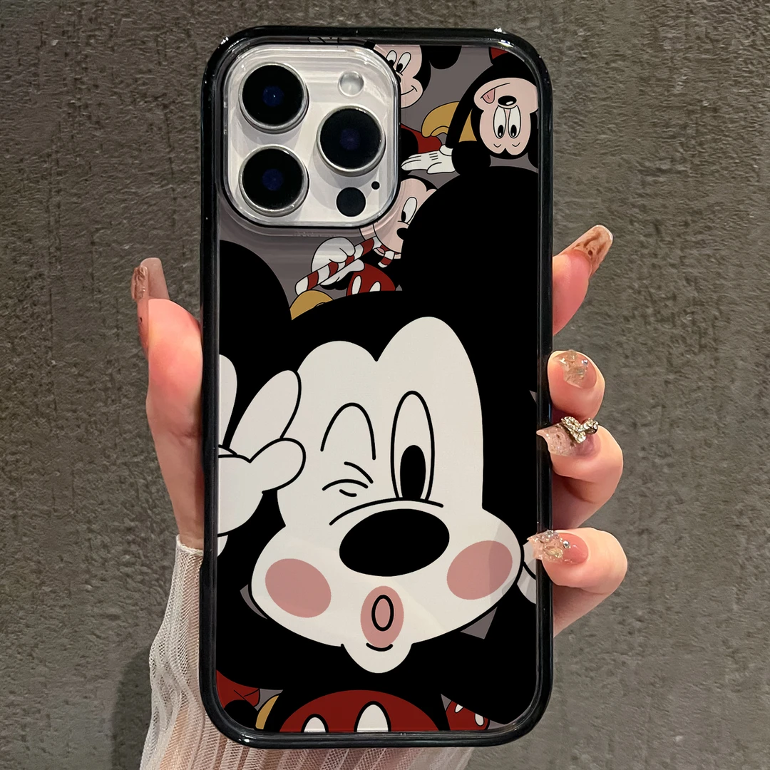 【AI键保护】趣味米奇适用苹果17promax手机壳iphone16新款少女