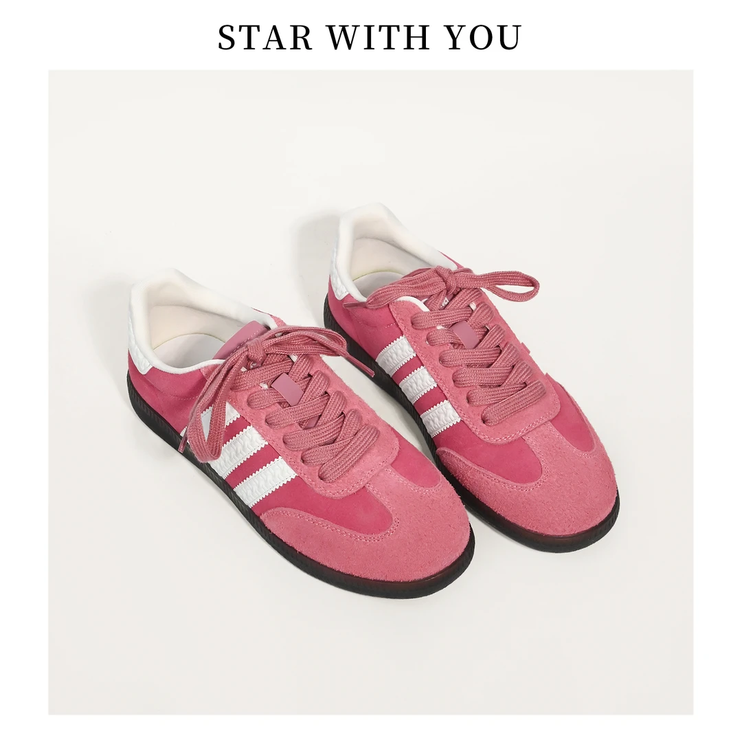 【STAR】复古阿甘鞋休闲绒面低帮运动鞋~网红ins爆款百搭单鞋2.5cm