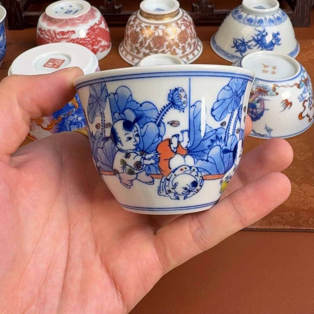 瓷片景德镇瓷器手工手绘