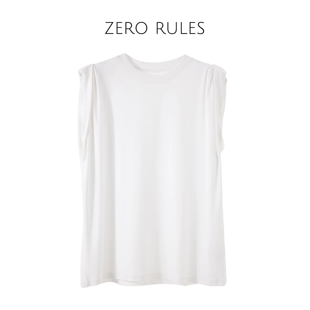 25052636【云朵卷边T】高定 韩*晓星+兰*精天*丝袖口卷边针织衫