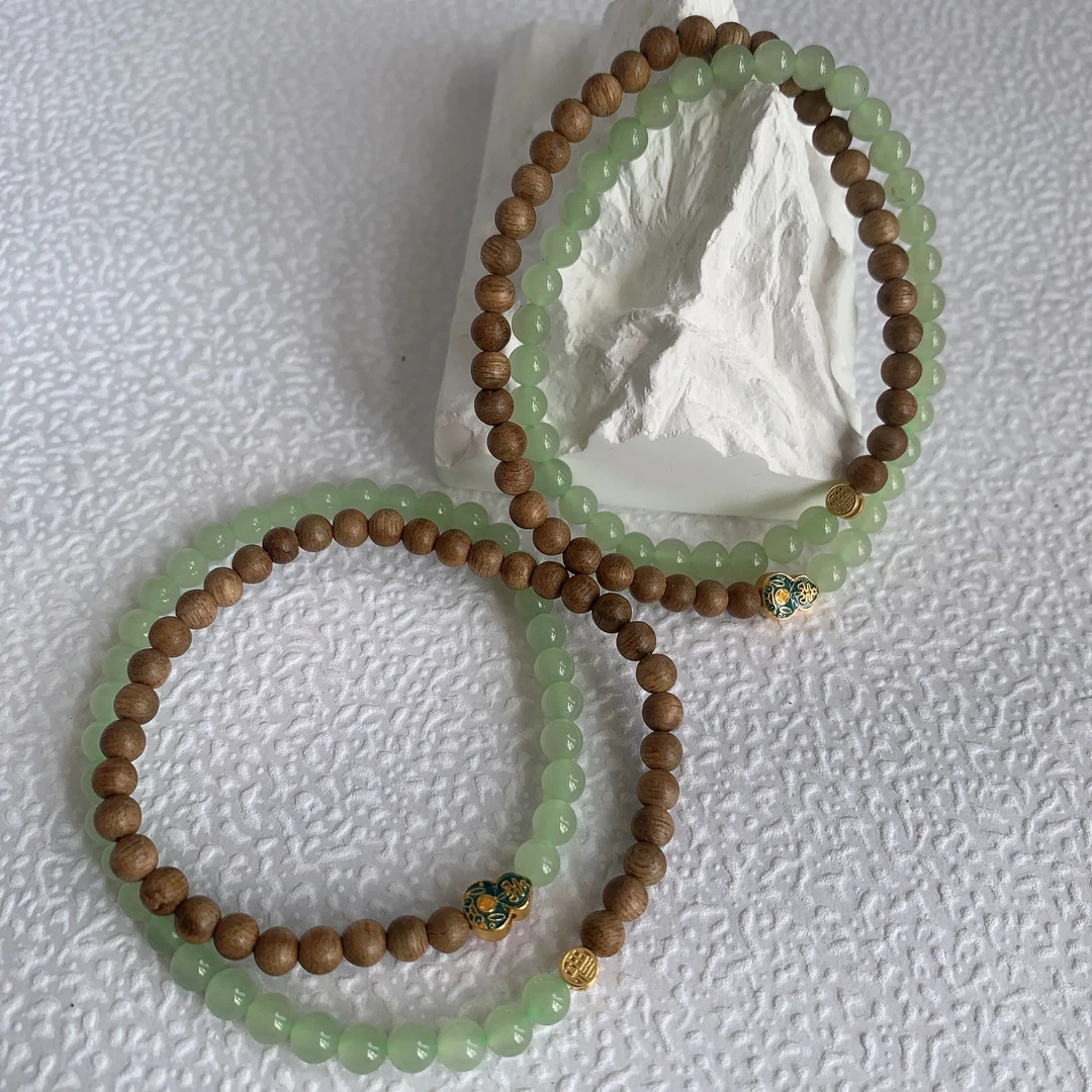 【雅南珠宝】和田玉s925多圈手串4mm+（多样性发一）YTC64-9