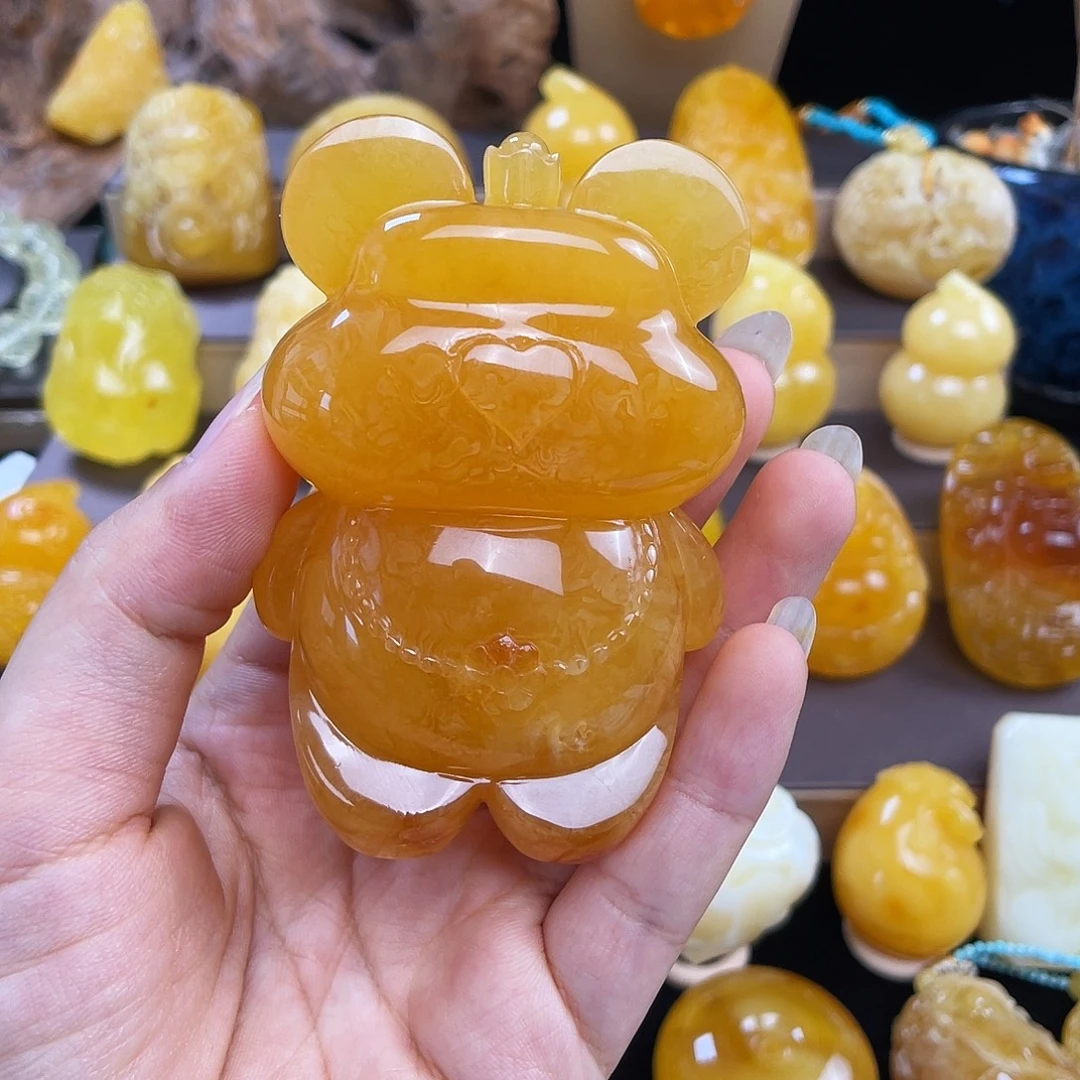 琥珀未镶嵌珠宝奇石