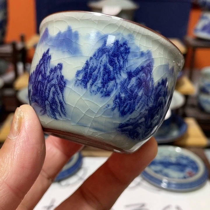 微瑕山水小客杯……