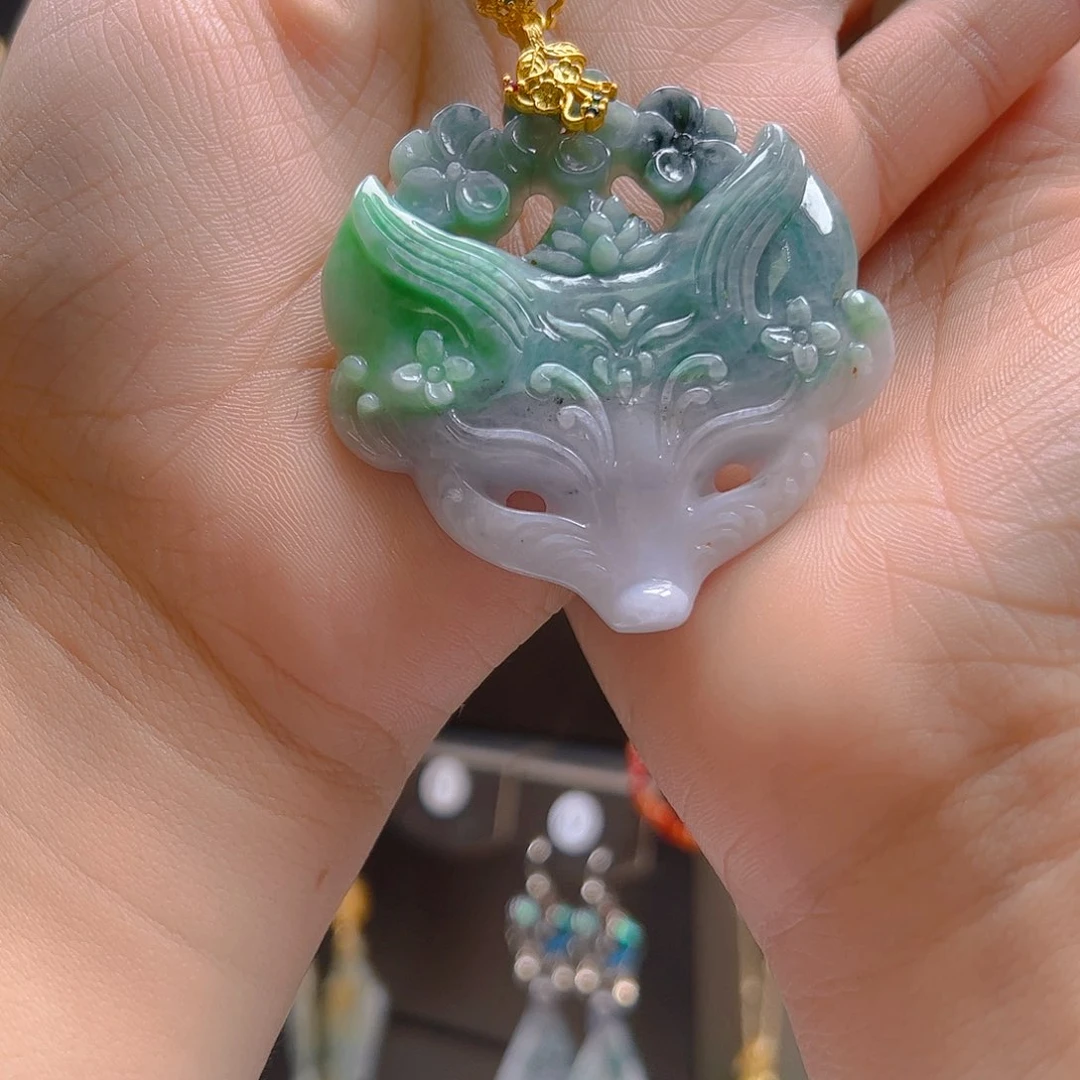 未镶嵌翡翠耳饰王*淼翡翠吊坠