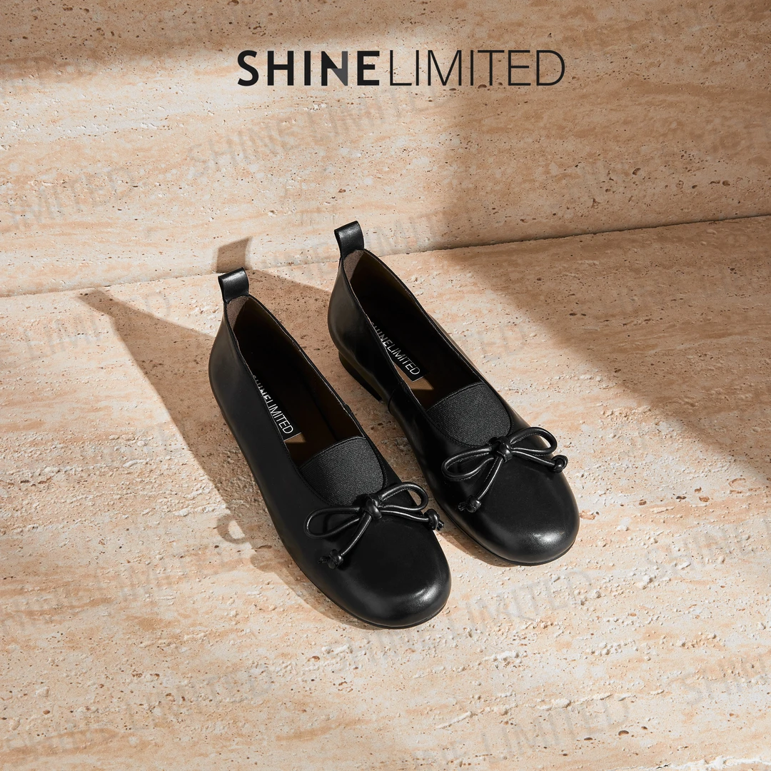 SHINELIMITED6月新款1CM欧洲站香家浅口真皮手工玛丽珍单鞋G1791