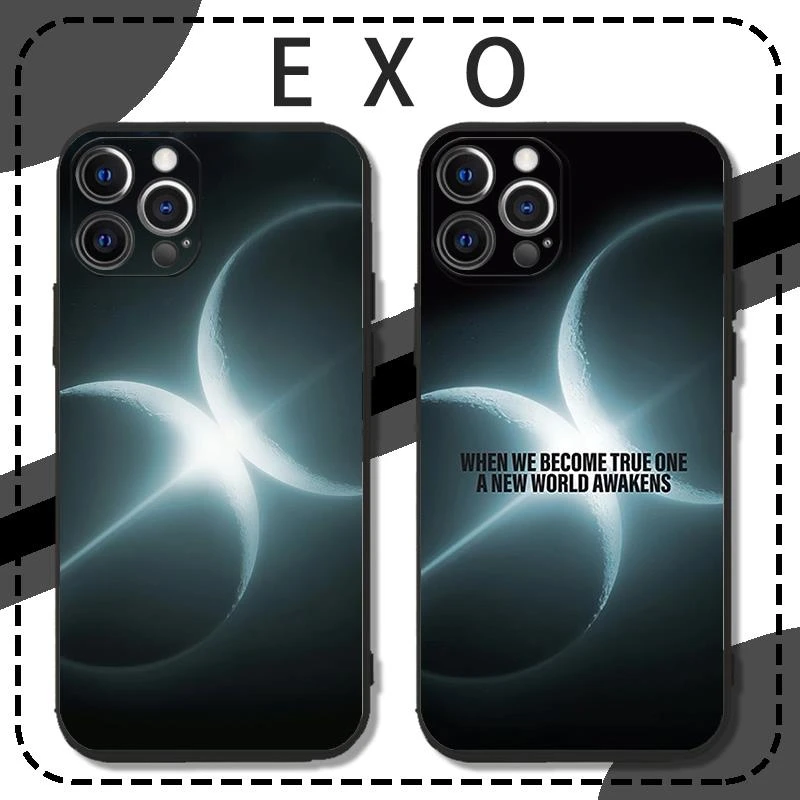 适用EXO高级感苹果16pro应援oppo周边荣耀400明星vivox200手机壳