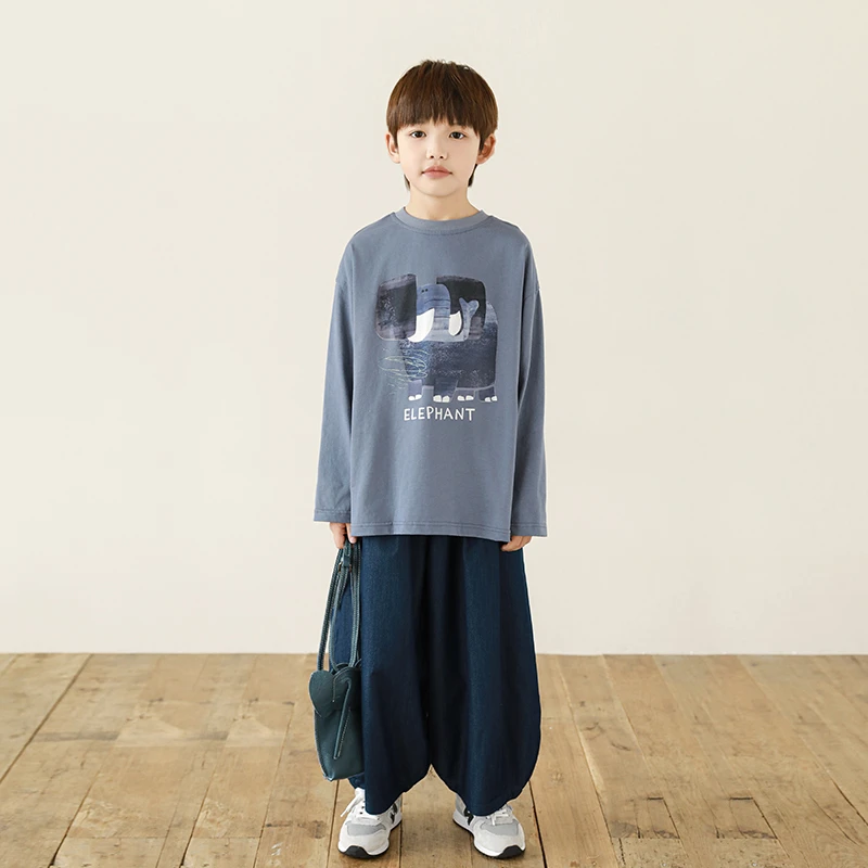 【春二波】oddtails儿童春秋长袖男童纯棉休闲全棉卫衣QG2657