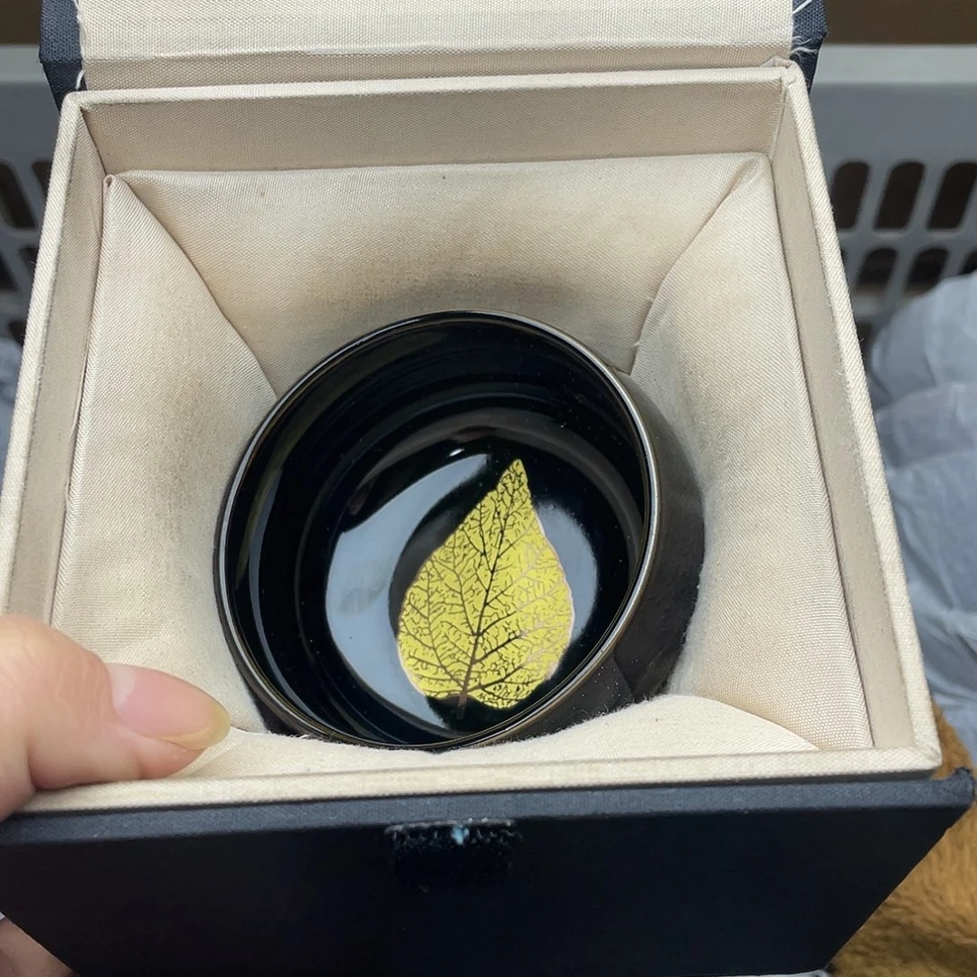 摆件乌金木叶配礼盒