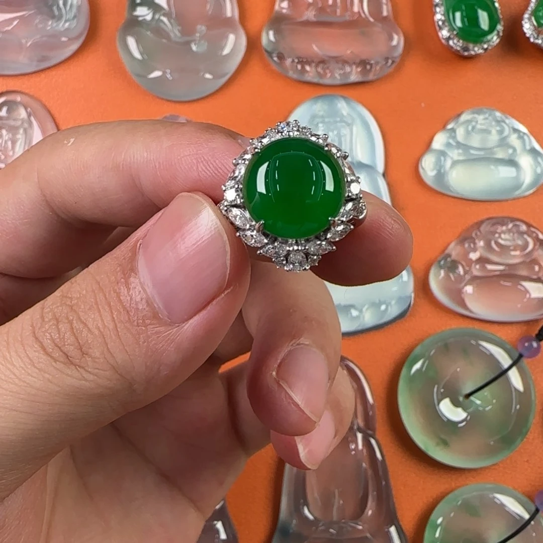 定制翡翠未镶嵌天然