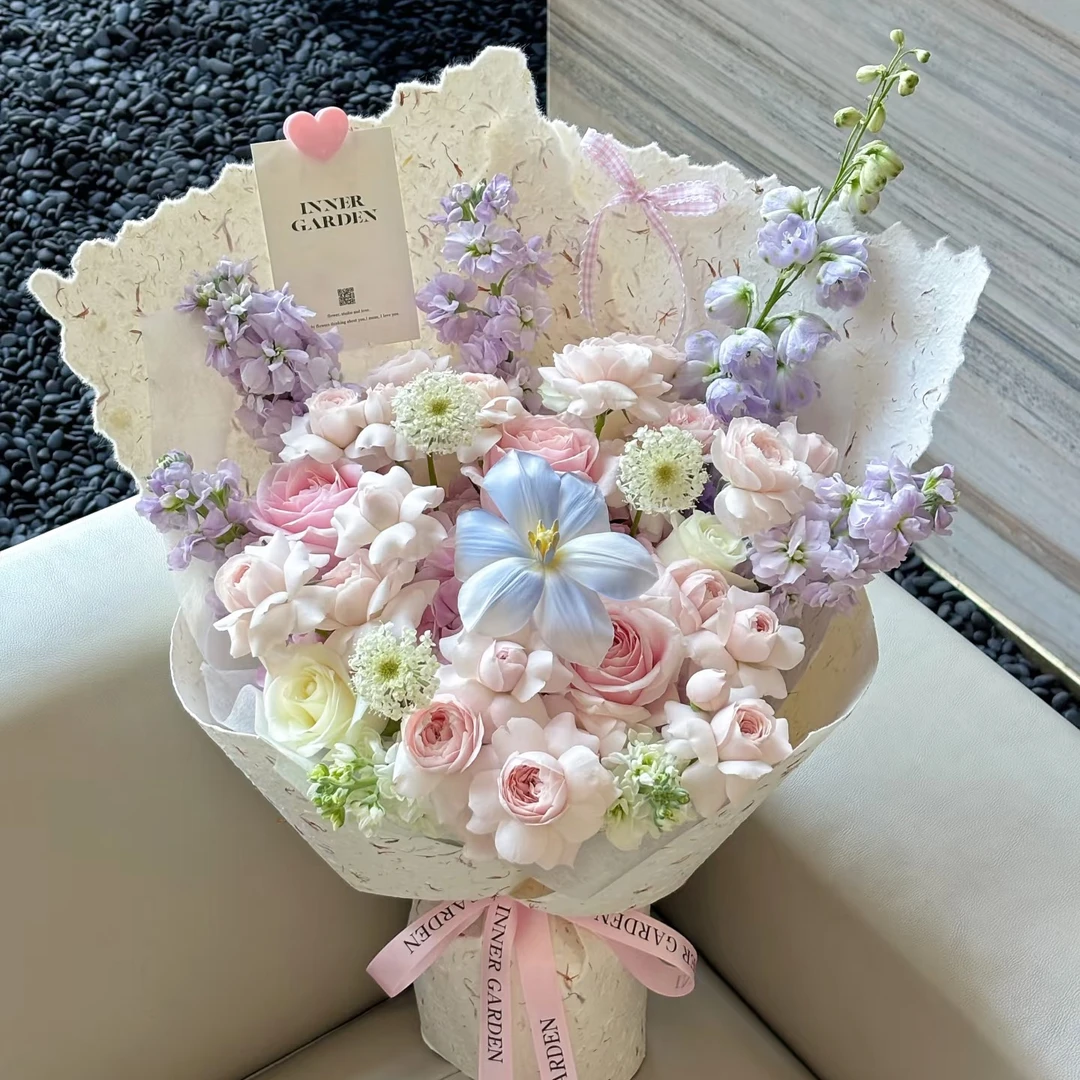 【星语】手撕花瓣纸东巴纸鲜花花束包装纸手工花瓣纸包花纸DIY材料