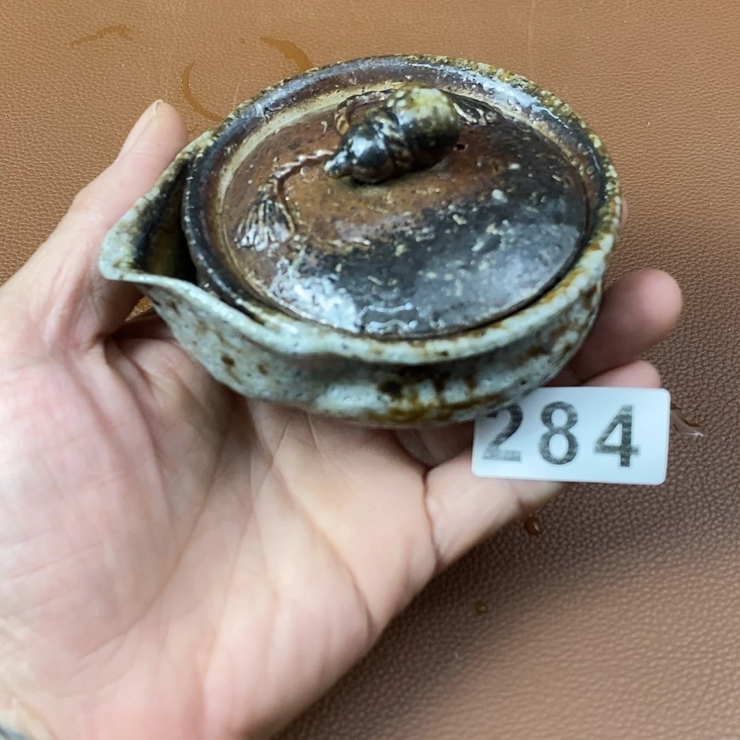 黑***亮手工粗陶、柴烧茶器