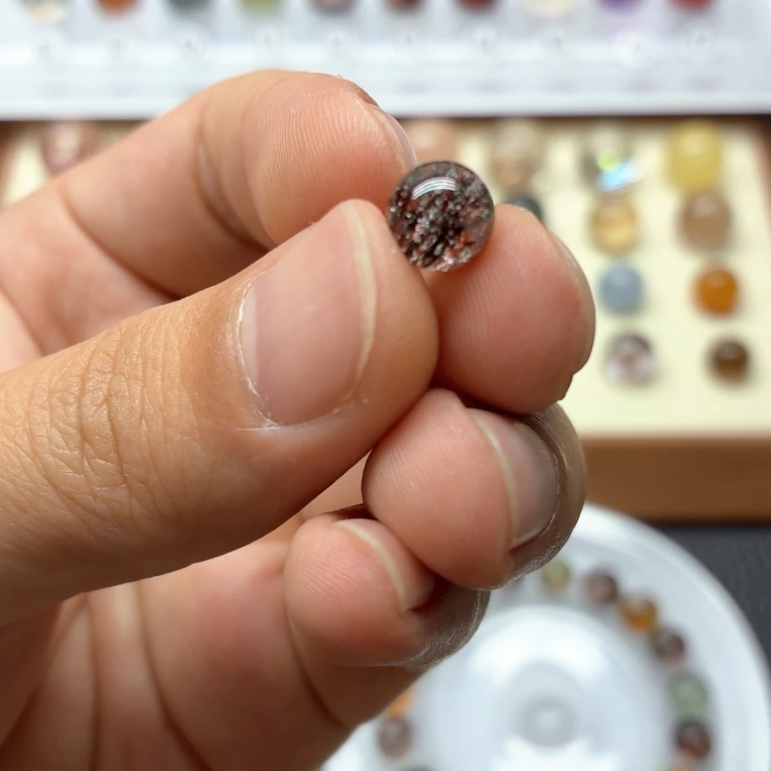 水晶珠宝半成品未镶嵌灏*打孔不退换