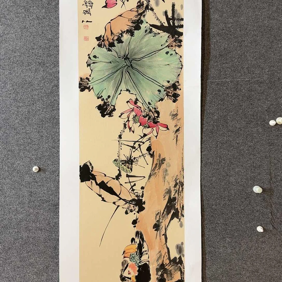 国画大雷老师手绘作品