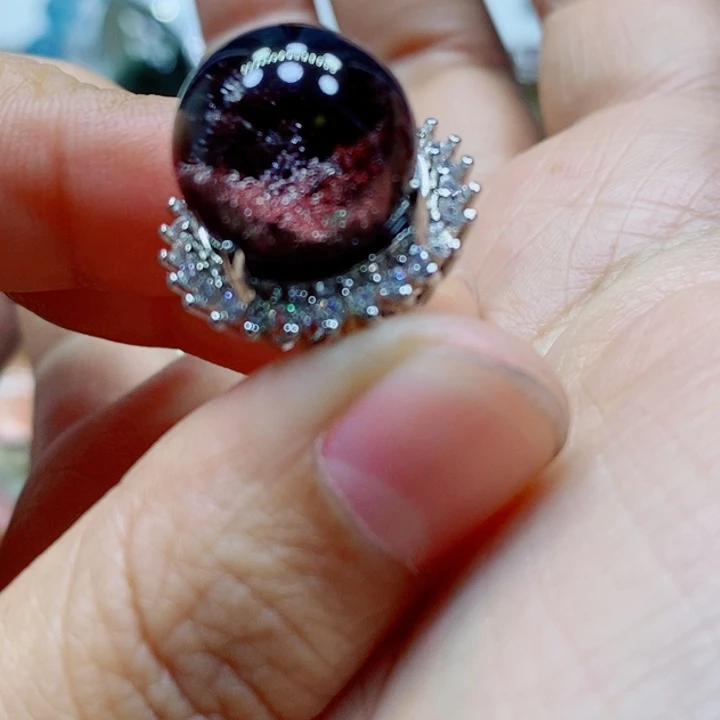 水晶戒指未镶嵌水晶