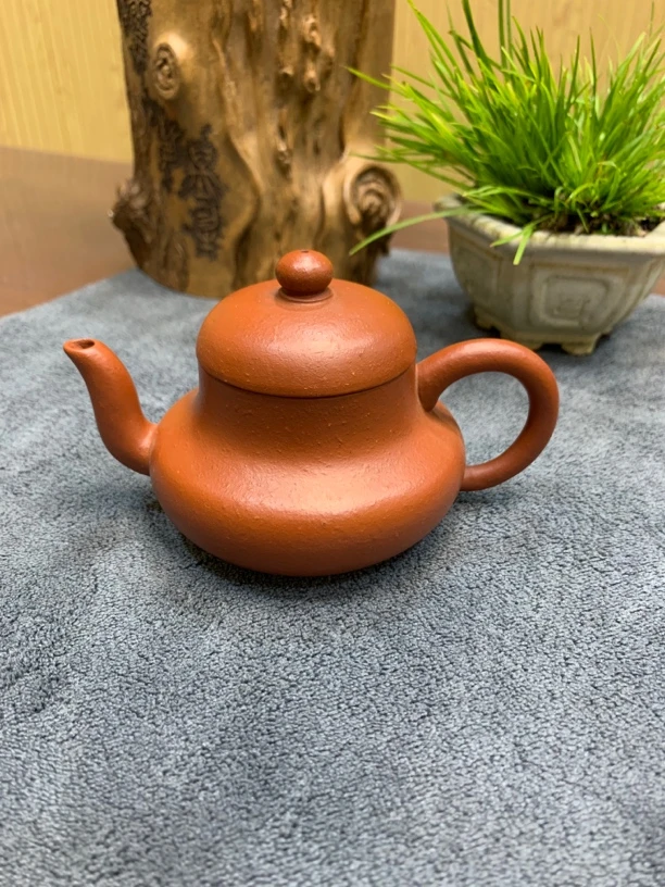 仿老小品系列:半手工，朱泥
