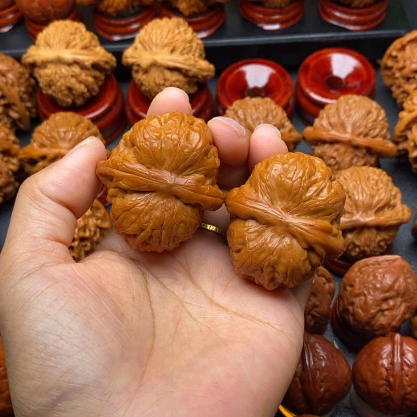 【闪购商品】文玩核桃把件44平谷元宝