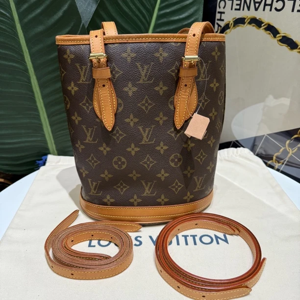95新 LouisVuitton/路易威登 全原 原始小水桶单肩包仅换内里