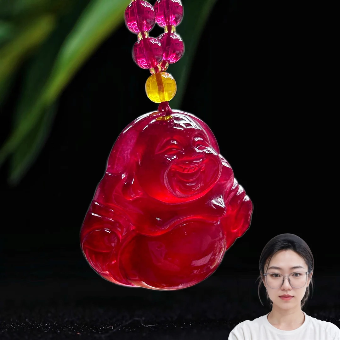 【梁总专属】时尚精美精致高端轻奢笑面佛吊坠珐琅CM138162