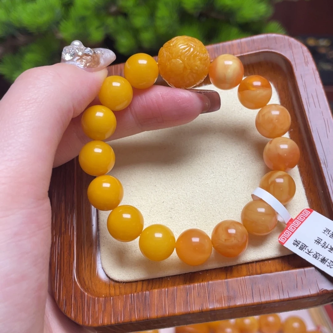 蜜蜡手链未镶嵌手串