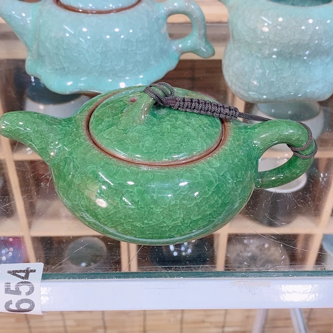 粗陶志野柴烧茶器
