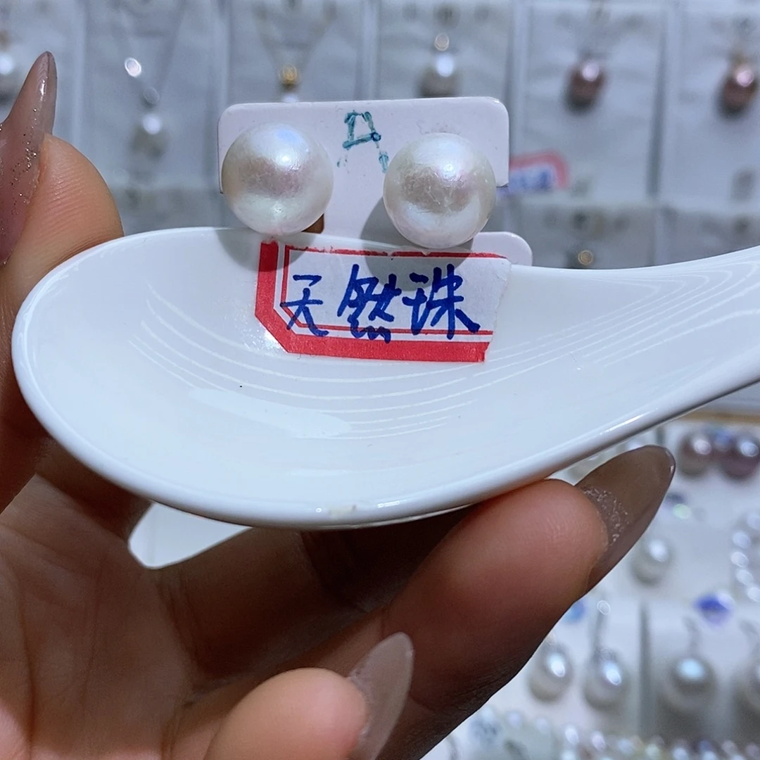 淡水珍珠银S925镶嵌吊坠(赠链)