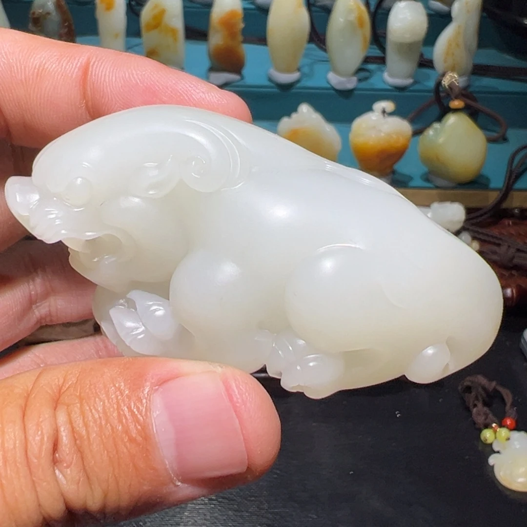 颈饰未镶嵌和田玉（子料）湘*皇