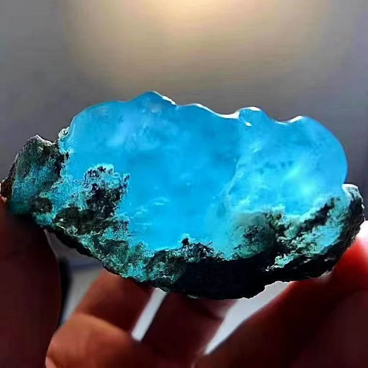 【直播链接】冰透开窗明料原料奇石摆件