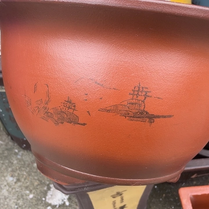 30紫气东来花盆紫砂花盆紫砂