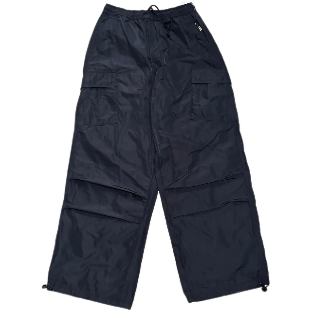 户外阔腿宽松直筒纯色工装伞兵长裤